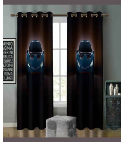 پرده نوپه هوم Nope Home مدل مخمل پانچی طرح ماشین سایز 140x280