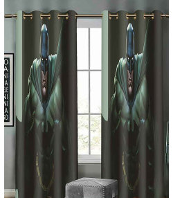 پرده نوپه هوم Nope Home مدل مخمل پانچی طرح بتمن سایز 140x280