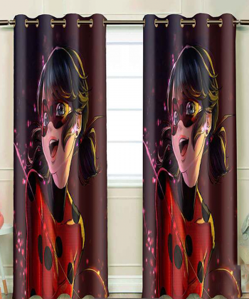 پرده نوپه هوم Nope Home مدل مخمل پانچی طرح میراکلس بیداری سایز 140x280