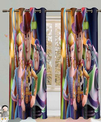 پرده نوپه هوم Nope Home مدل مخمل پانچی طرح لوک خوش شانس سایز 140x280