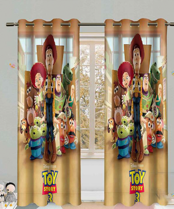 پرده نوپه هوم Nope Home مدل مخمل پانچی طرح لوک خوش شانس سایز 140x280