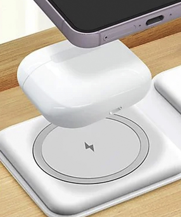 شارژر بی سیم فورس مدل FPMSINDUC3EN1W MagSafe