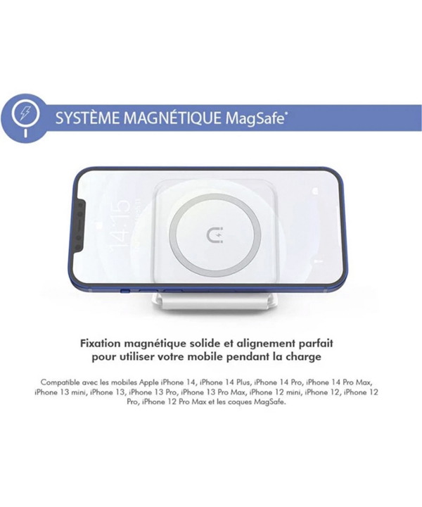 شارژر بی سیم فورس مدل FPMSINDUC3EN1W MagSafe