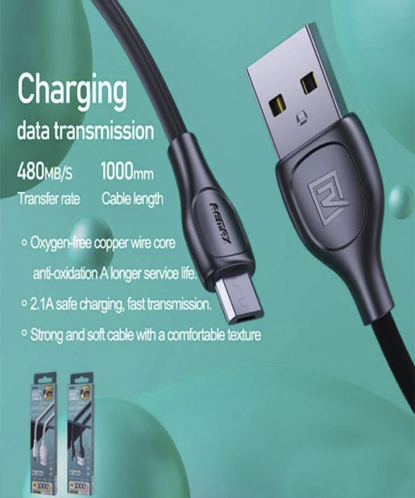 کابل تبدیل USB به USB-C ریمکس مدل RC160A طول 1 متر