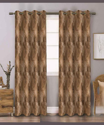 پرده نوپه هوم Nope Home مدل مخمل پانچی طرح ابر و بادی سایز 140x280