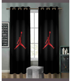 پرده نوپه هوم Nope Home مدل مخمل پانچی طرح جردن سایز 140x280