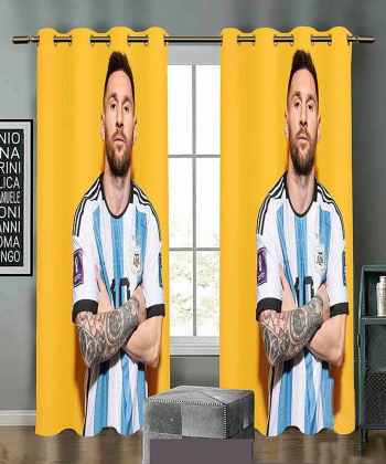 پرده نوپه هوم Nope Home مدل مخمل پانچی طرح مسی سایز 140x280