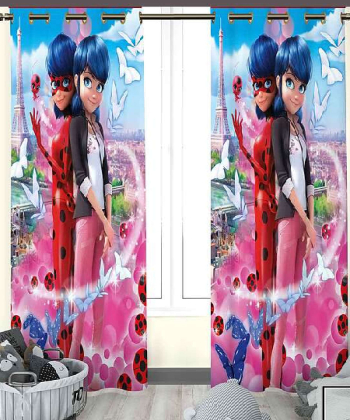 پرده نوپه هوم Nope Home مدل مخمل پانچی طرح مراکلس بیداری سایز 140x280