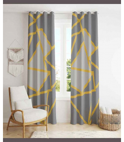پرده نوپه هوم Nope Home مدل مخمل پانچی طرح هندسی سایز 140x280