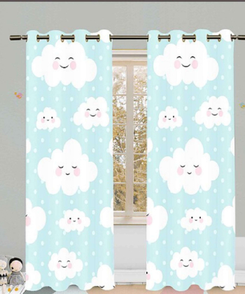 پرده نوپه هوم Nope Home مدل مخمل پانچی طرح هلوکتی سایز 140x280