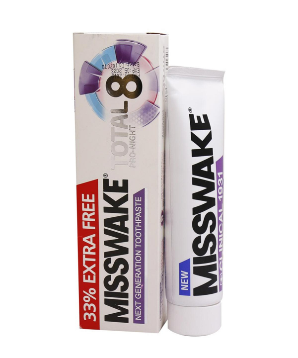 خمیردندان میسویک Misswake مدل Total 8 حجم 100 میلی‌لیتر
