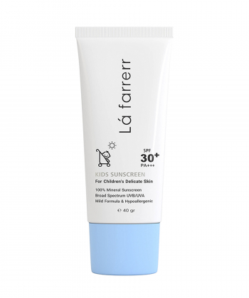 کرم ضد آفتاب کودکان Spf30 لافارر Lafarrerr بی رنگ وزن 40 گرم