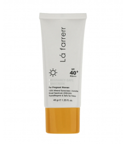 کرم ضد آفتاب بارداری Spf40 لافارر Lafarrerr بی رنگ وزن 40 گرم