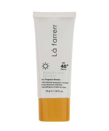 کرم ضد آفتاب بارداری Spf40 لافارر Lafarrerr بی رنگ وزن 40 گرم