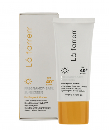کرم ضد آفتاب بارداری Spf40 لافارر Lafarrerr بی رنگ وزن 40 گرم