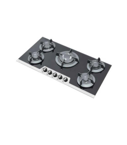 اجاق گاز 5 شعله شیشه ای پلوپز وسط پلیت جدید وسط تاکنو Tacno مدل G-120