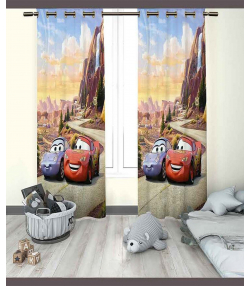 پرده نوپه هوم Nope Home مدل مخمل پانچی طرح مک کویین سایز 140x280
