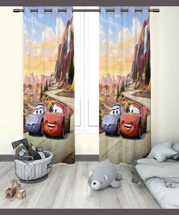 پرده نوپه هوم Nope Home مدل مخمل پانچی طرح مک کویین سایز 140x280