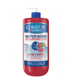کرم آبرسان پمپی حاوی Q10 کامان Comeon مدل Water Bomb حجم 500 میلی لیتر