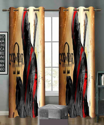 پرده نوپه هوم Nope Home مدل مخمل پانچی طرح جنگنده سایز 140x280