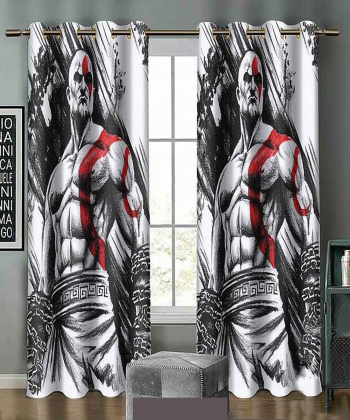 پرده نوپه هوم Nope Home مدل مخمل پانچی طرح جنگنده سایز 140x280