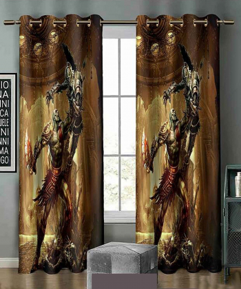 پرده نوپه هوم Nope Home مدل مخمل پانچی طرح جنگنده سایز 140x280