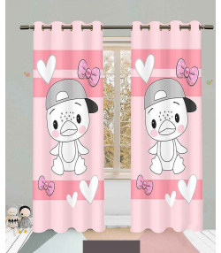 پرده نوپه هوم Nope Home مدل مخمل پانچی طرح اردک سایز 140x280
