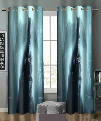 پرده نوپه هوم Nope Home مدل مخمل پانچی طرح بتمن سایز 140x280