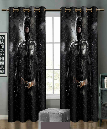 پرده نوپه هوم Nope Home مدل مخمل پانچی طرح بت من جسور سایز 140x280