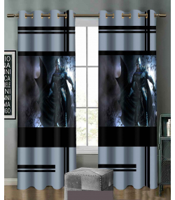 پرده نوپه هوم Nope Home مدل مخمل پانچی طرح بتمن بالدارسایز 140x280