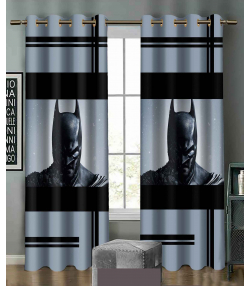 پرده نوپه هوم Nope Home مدل مخمل پانچی طرح بتمن سایز 140x280