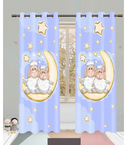 پرده نوپه هوم Nope Home مدل مخمل پانچی طرح بره سایز 140x280