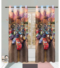 پرده نوپه هوم Nope Home مدل مخمل پانچی طرح مک کویین سایز 140x280
