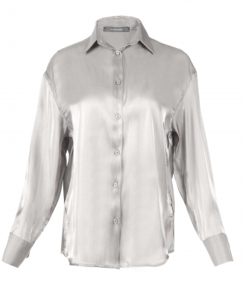 شومیز پلی استر آستین بلند زنانه ال سی وایکیکی مدل AM-LCW-S5BL19Z8