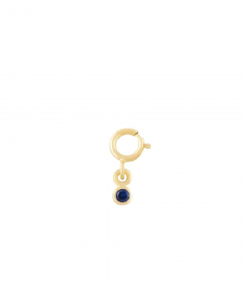 چارم تک نگین سرمه ای درریس Doris کدP5820