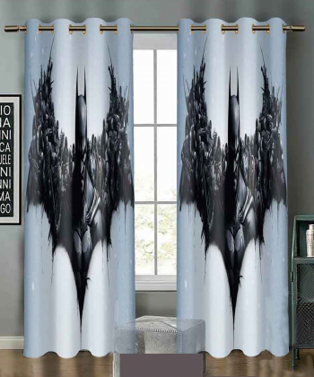 پرده نوپه هوم Nope Home مدل مخمل پانچی طرح بت من سایز 140x280