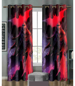 پرده نوپه هوم Nope Home مدل مخمل پانچی طرح جنگجو سایز 140x280