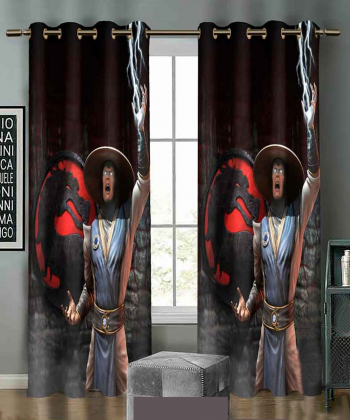 پرده نوپه هوم Nope Home مدل مخمل پانچی طرح کارتونی سایز 140x280