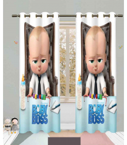 پرده نوپه هوم Nope Home مدل مخمل پانچی طرح کارتونی سایز 140x280