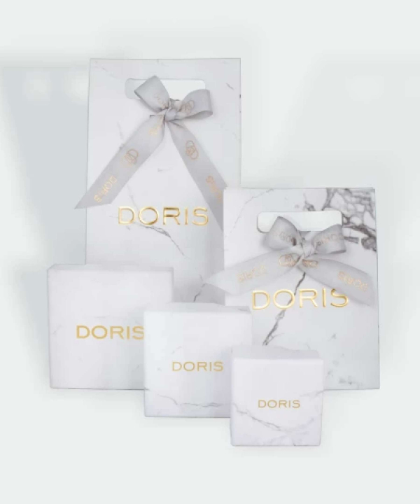 انگشتر قلب قهوه ای لالی پاپ درریس Doris کدP5753