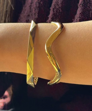 النگو طلا موج میوگلد Mio Gold کد BA290
