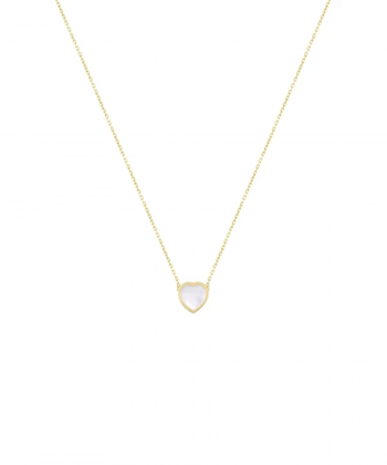 گردنبند قلب فیلوس با سنگ سفید درریس Doris کدP5716