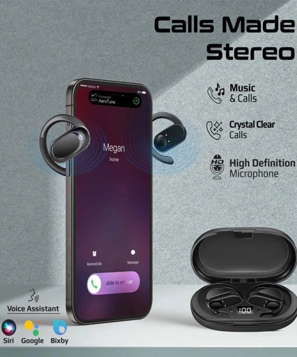 هندزفری بی سیم (ایربادز بلوتوث) پرومیت مدل AEROTUNE.BLACK