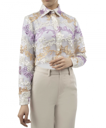 شومیز آستین بلند زنانه ال تی مدل SZ36A