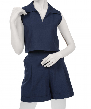 ست تاپ و شلوارک زنانه ال تی مدل TK35B