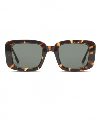 عینک آفتابی مستطیلی غیرپلاریزه کومونو مدل Avery Havana