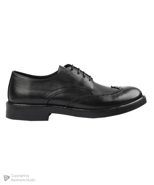 کفش مردانه چرم طبیعی چرم مشهد Mashad Leather مدل J6300