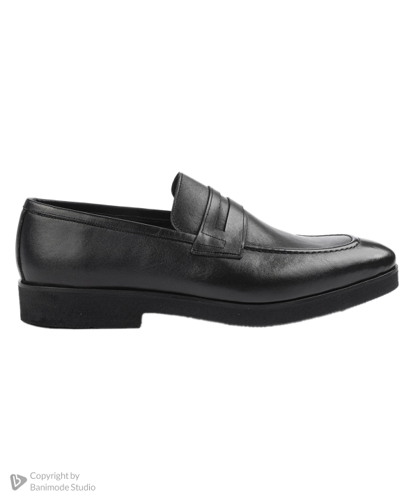 کفش مردانه چرم طبیعی چرم مشهد Mashad Leather مدل J6301