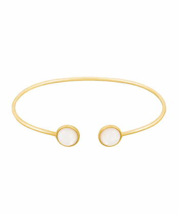 النگو طلا دو سر صدف پرسته Parasteh کد 55873