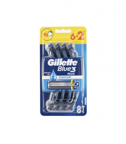 خودتراش 3 لبه ژیلت Gillette مدل Blue3 Comfort بسته 8 عددی
